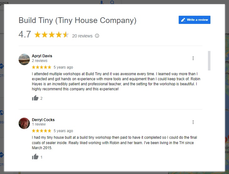 Tiny House Builders In Virginia review