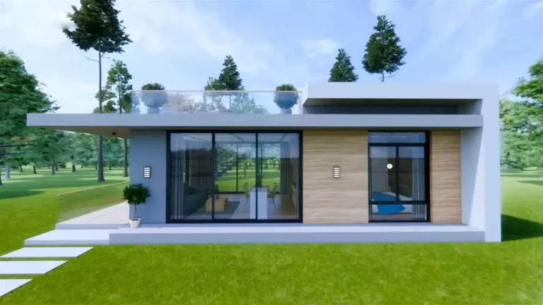 Modern Small House Design Idea with Roof Deck 5×9 Meters